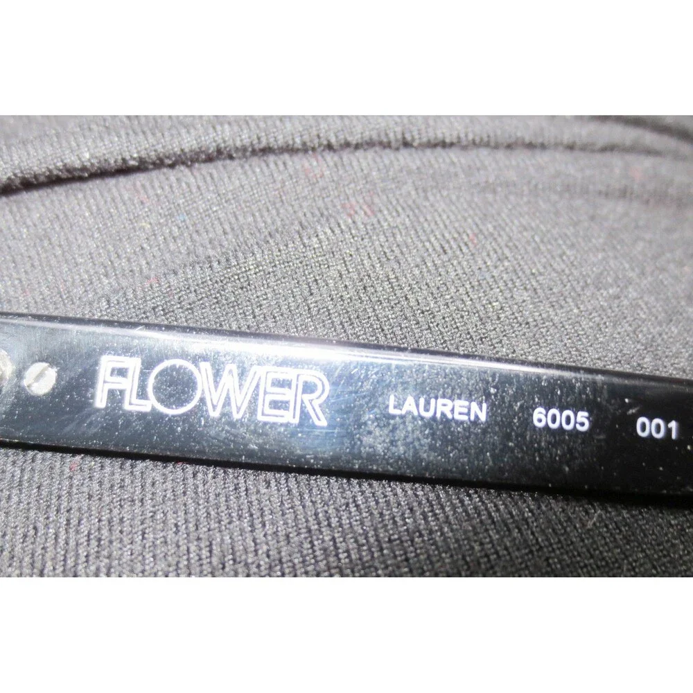 Flower by Drew Barrymore Lauren 6005 001 Black Eyeglasses Frames 52-16-135 Gold